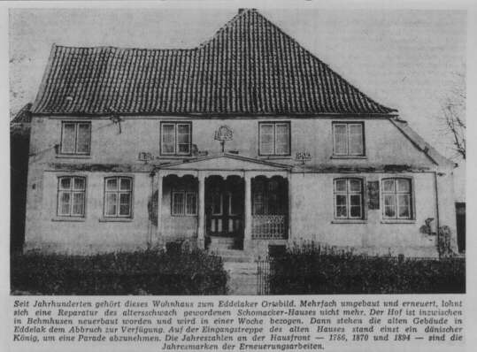 Alter Schomakerhof in der Sderstrae