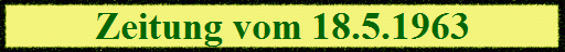 Zeitung vom 18.5.1963