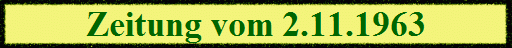 Zeitung vom 2.11.1963